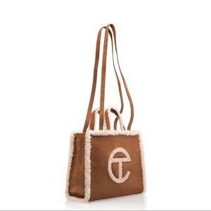 New Medium Ugg Telfar shopping Shearling Bag